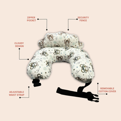 White Bear Feeding Pillow