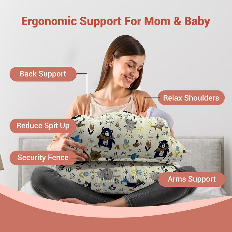 Off White Feeding Pillow