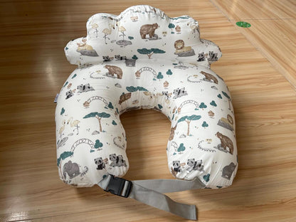 White Dino Feeding Pillow